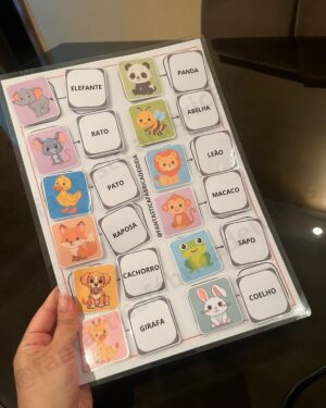 Atividade de Alfabetização – Ligando o Desenho à Palavra