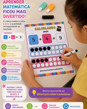 Material Educativo Infantil Calculando Adição